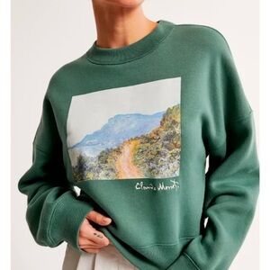 ISO: Abercrombie and Fitch Sunday Crew Sweatshirt, Monet (Sz S)